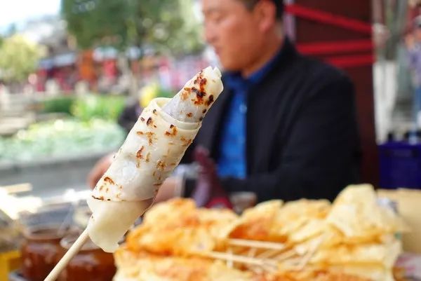 烤乳扇成品