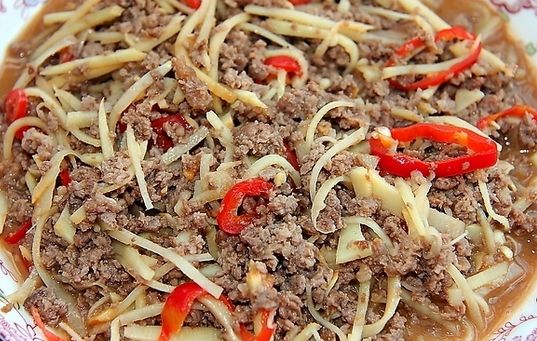 酸笋炒肉