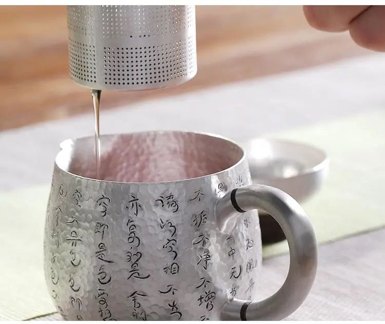 当千锤百炼的雪花银，遇上茶具