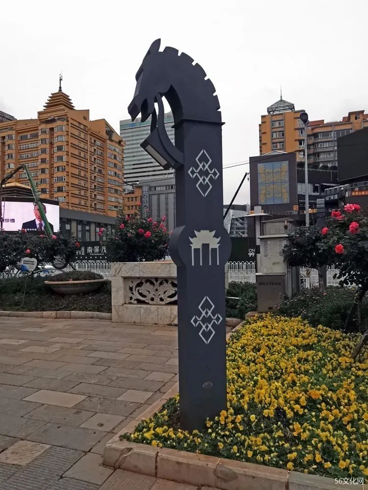 金马碧鸡造型路灯