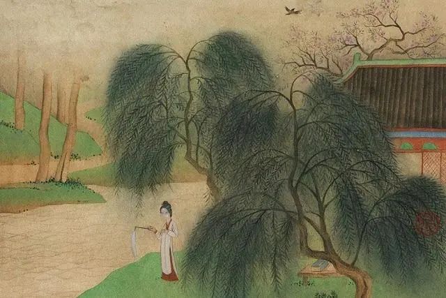 拿着拂尘的姑娘