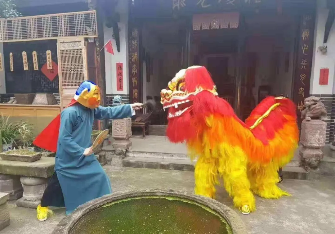 打狮子