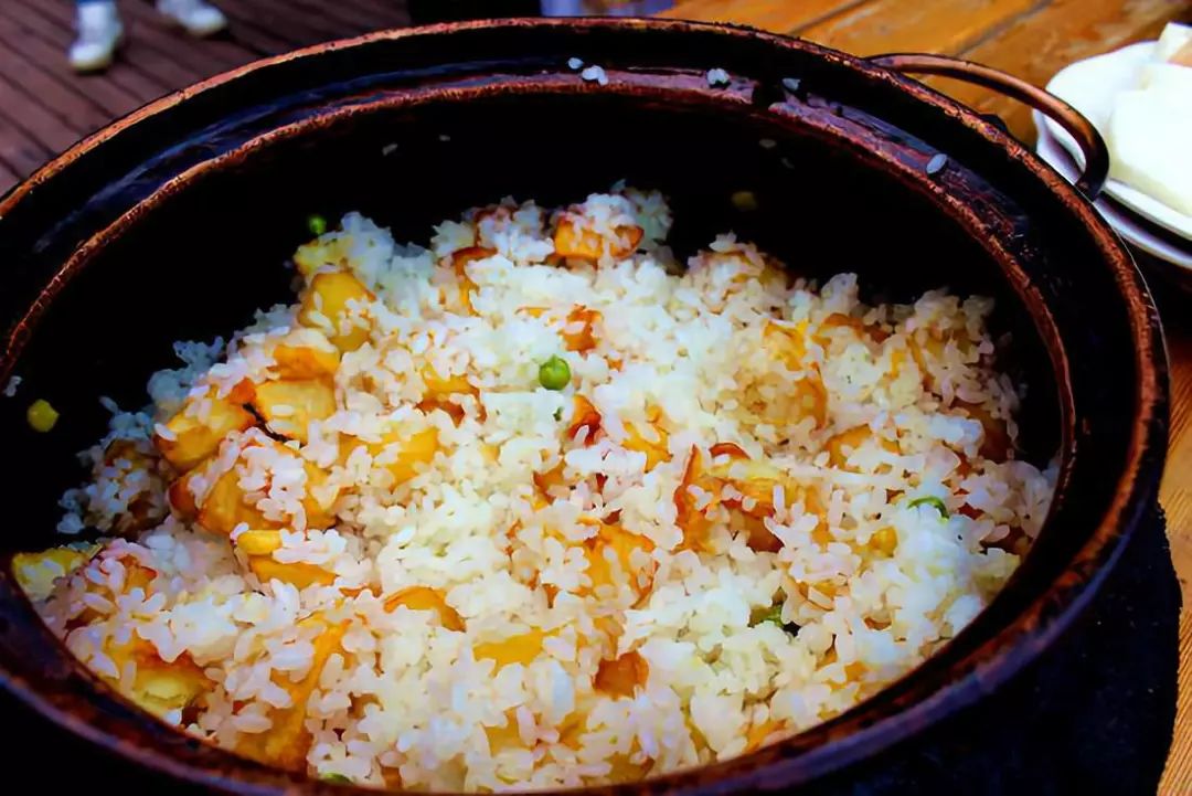 火腿焖饭