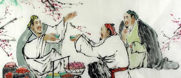 酒逢知己千杯少,古代诗人们喜欢在喝酒时作诗.