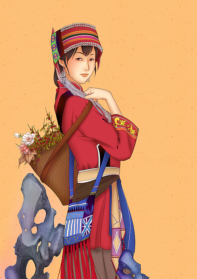 哈尼族插画.jpg